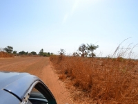 Sur la piste vers Ndangane