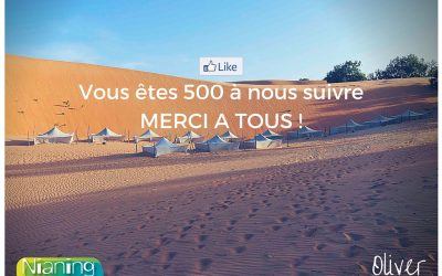 Merci à nos 500 fans