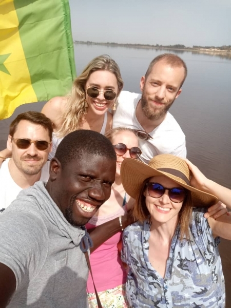 Gorée et Lac Rose avec Estelle, Séverine, Michael